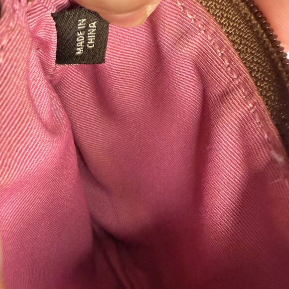 y2k COACH Pink Brown Signature Wristlet - Picture 9 of 9